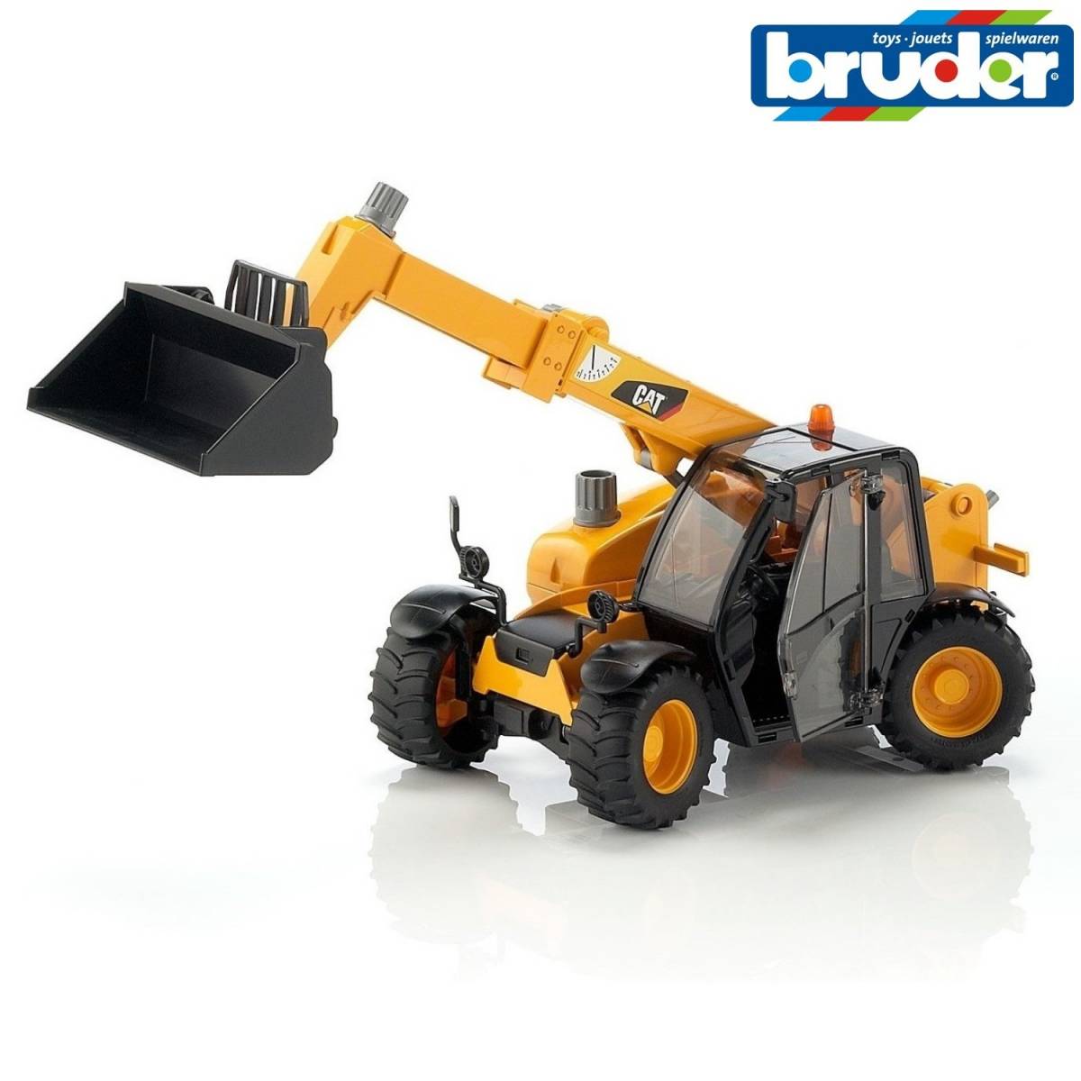 Incarcator cu brat telescopic Cat 02141 Bruder