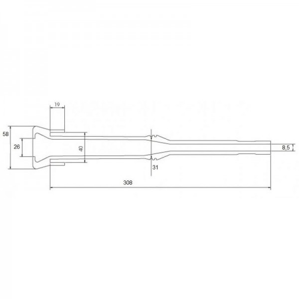 Manson muls 004 tip lung fi 22 mm