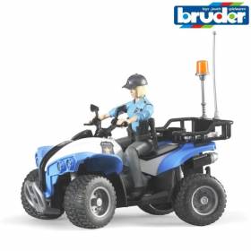 ATV de Politie cu figurina 63010 Bruder