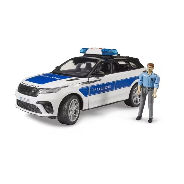 Masina de Politie Land Rover Velar cu politist 02890 Bruder