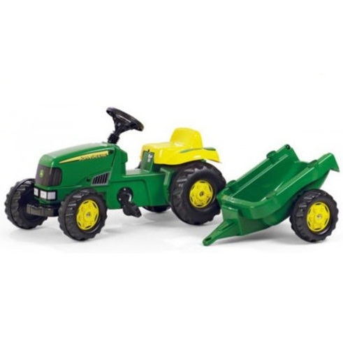 Tractor John Deere cu remorca 012190 Rolly Toys