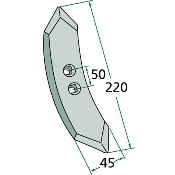 Dalta pentru arc cultivator