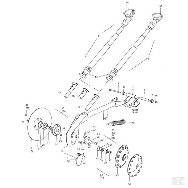 Disc de curatare pentru semanator 967584 Amazone