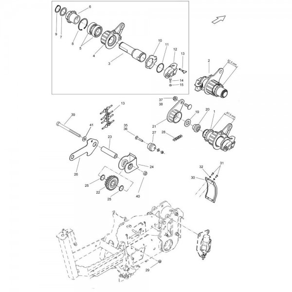 Suporturi pentru stift de forfecare 923075 Amazone