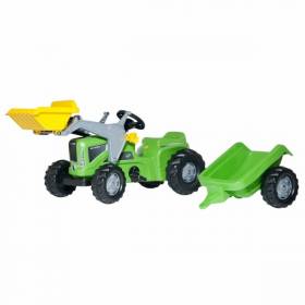 Tractor cu frontlader si cu remorca 630035 Rolly Toys