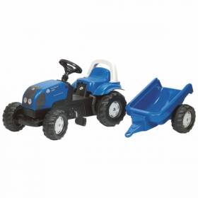 Tractor Landini Powerfarm 100 cu remorca 011841 Rolly Toys
