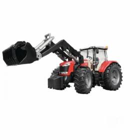 Tractor Massey Ferguson 7600 cu frontlader 03047 Bruder