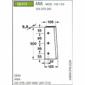 Cutit Piston Pentru AMA 145, 153, 163, 253, 263