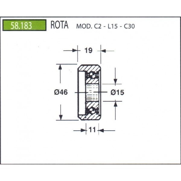 Rola Piston Pentru Presa Rota C2-L15-C30