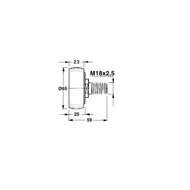 Neu Laufrolle Kolbenrolle für Welger AP 61, 63, 73 0924.50.27.00, 1109