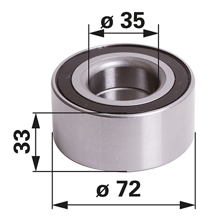 Rulment cu cule conice pentru Lemken 3198750