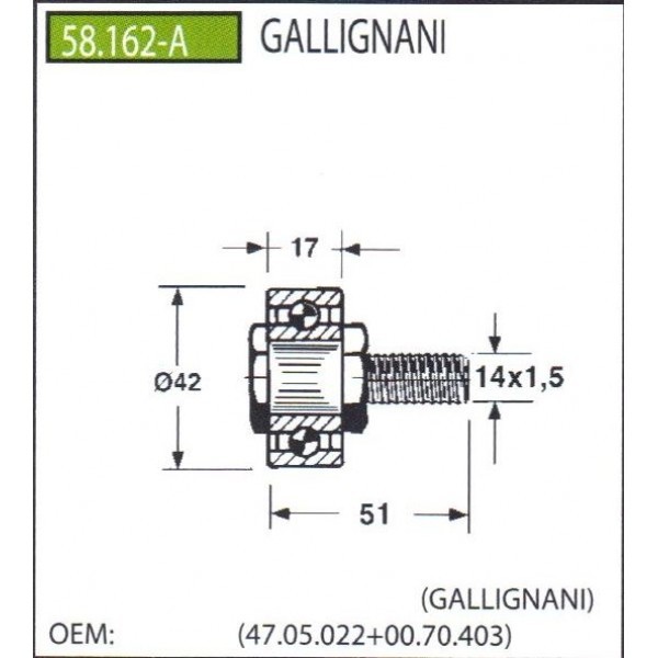 Rola pentru presa Gallignani