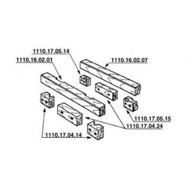 Set 8 Sine Lemne Pentru Welger AP41