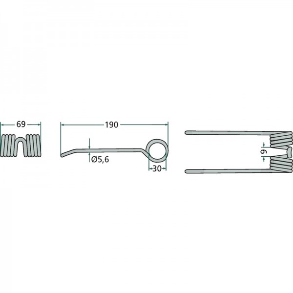 Grebla pick-up pentru presa Hesston 800229