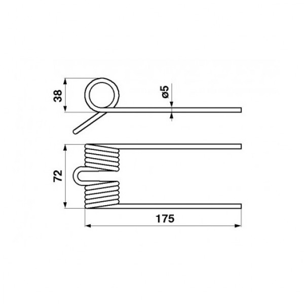 Grebla pick-up pentru presa Hesston 701700111