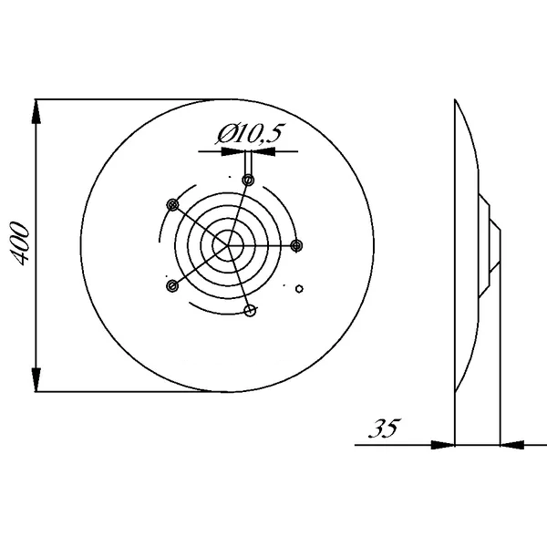 Disc neted pentru semanator Amazone / BBG 400x4 mm 961301