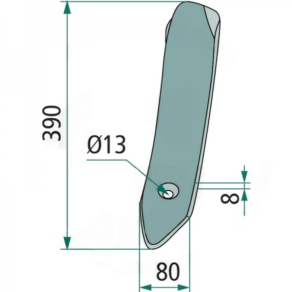 Tabla de ghidare 907026 Kockerling dreapta