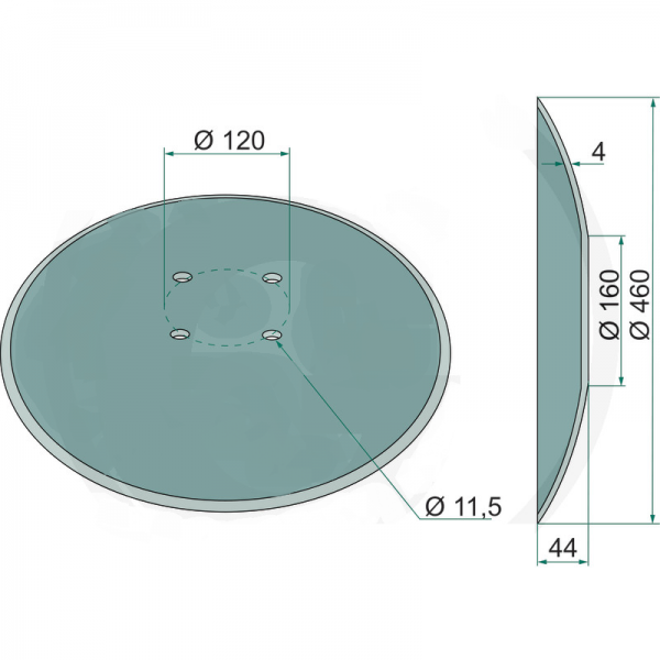 Taler disc neted XL041 Amazone/BBG