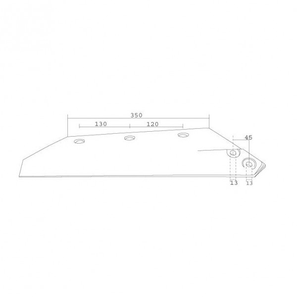 Varf brazdar 1903671, 041317Z, 1902740 pentru plug Pottinger: dreapta