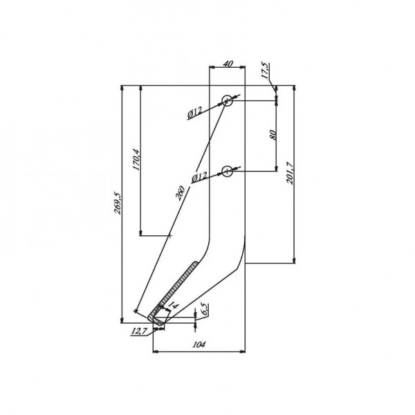 Cutit cultivator RS18198 pentru AVR