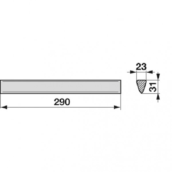 Cutit pentru grapa rotativa 103479, HK3 Accord, Carraro, Howard, Reform