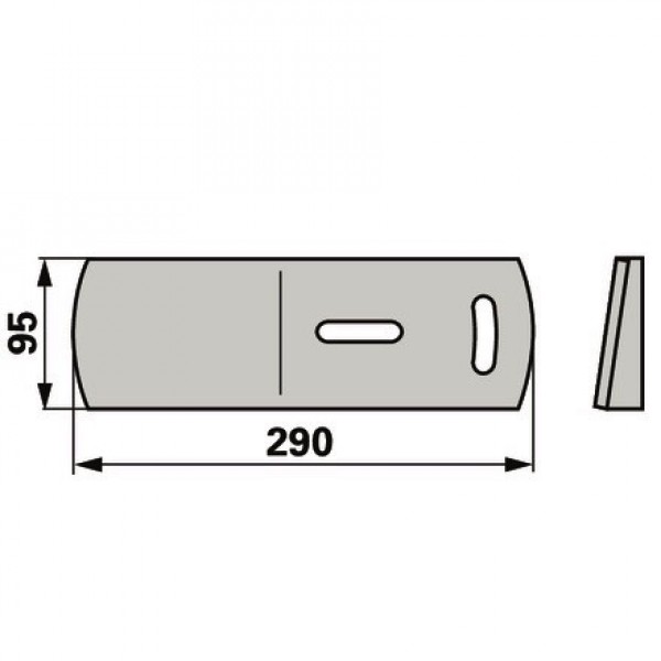 Prelungitor cormana pentru plug Lemken 3476000 ST4R Dreapta