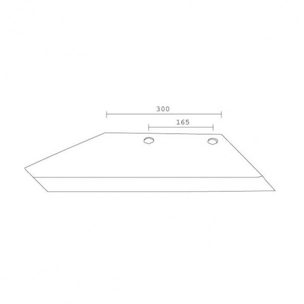 Cutit brazdar pentru plug Eberhardt 306195: stanga