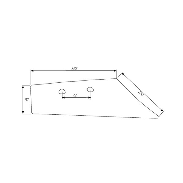 Brazdar antetrupita pentru plug Kuhn Huard (F) 631108: dreapta