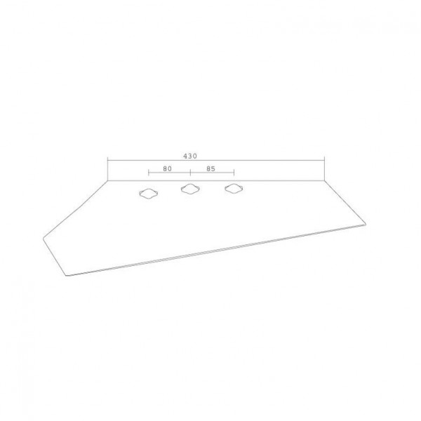 Cutit brazdar pentru plug Frost F40L: stanga