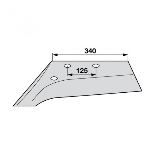 Brazdar pentru plug Niemeyer N 152 L - 200615: stanga