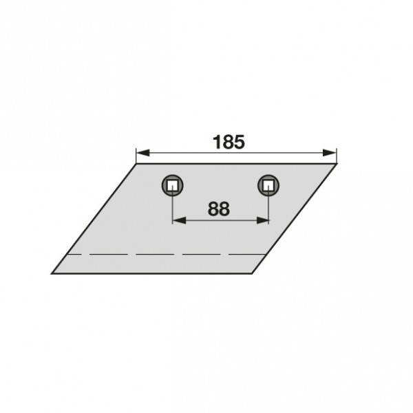 Brazdar antetrupita pentru plug Lemken S185, 3363715: stanga