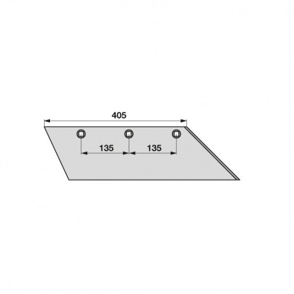 Lama brazdar pentru plug Lemken, SB56D,  3352134: dreapta