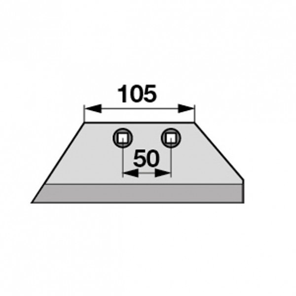 Brazdar antetrupita pentru plug Rabewerk SDG14/16 L, SDG1416 L, 2742.02.02, 27420202: stanga