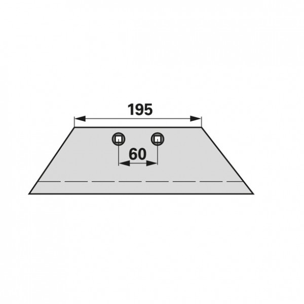 Brazdar antetrupita pentru plug Rabewerk SDG18 B 2715.05.01, 27150501: dreapta