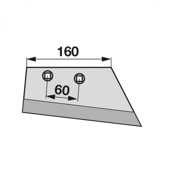 Brazdar antetrupita pentru plug Rabewerk SDG181 2715.01.01, 27150101: dreapta