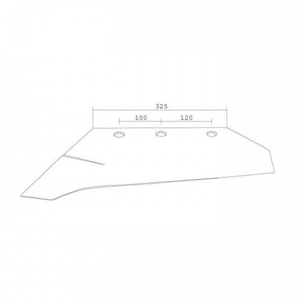 Brazdar cu cioc pentru plug Frank, Gassner SS1100: dreapta