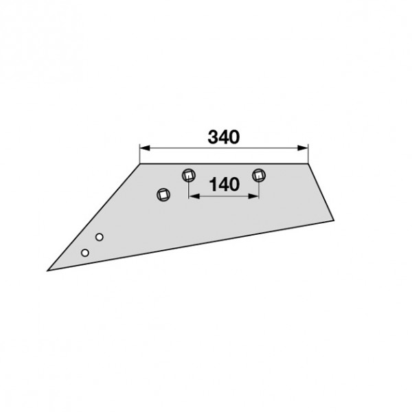 Brazdar reversibil pentru plug Rabewerk SSP293 OSL, 2701.13.02, 27011302: stanga