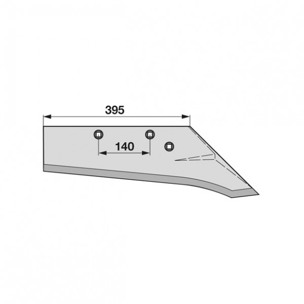 Brazdar cu cioc pentru plug Rabewerk SSP293O, 2700.10.01, 27001001: dreapta