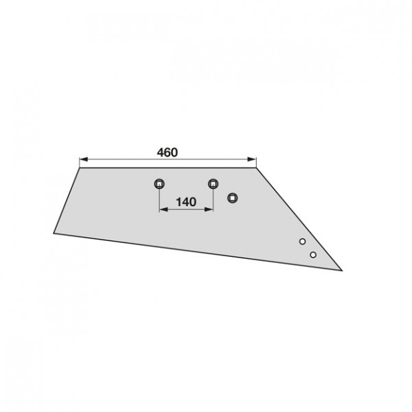 Brazdar reversibil pentru plug Rabewerk SSP294 OS, 2707.03.01, 27070301: dreapta