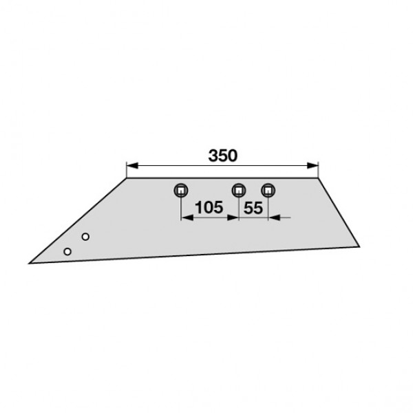 Brazdar reversibil pentru plug Rabewerk SSP332 OSL, 2708.27.02, 27082702: stanga