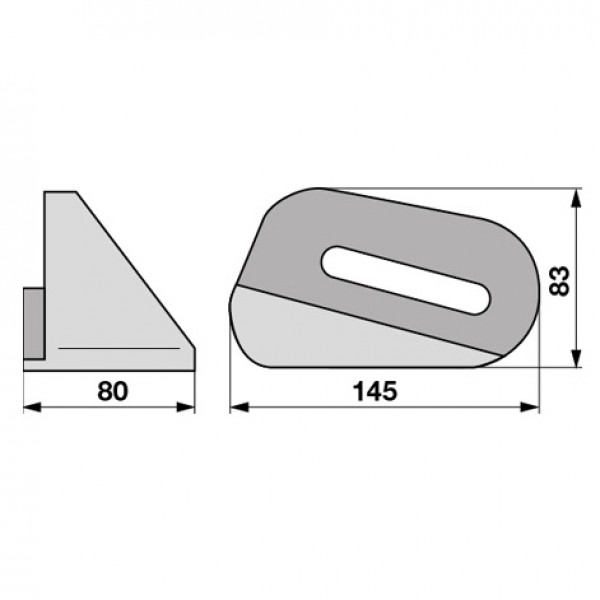 UP-9 L Sabot calcai plug  Rabewerk: stanga UP9 27003002