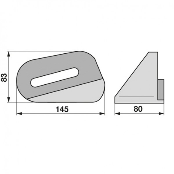 UP-9 R Sabot calcai plug  Rabewerk: dreapta UP9 27003001