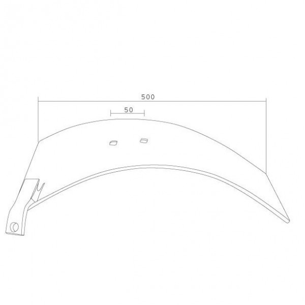 Cormana suplimentara pentru plug BBG 120647780 (25L) - 2253847: dreapta