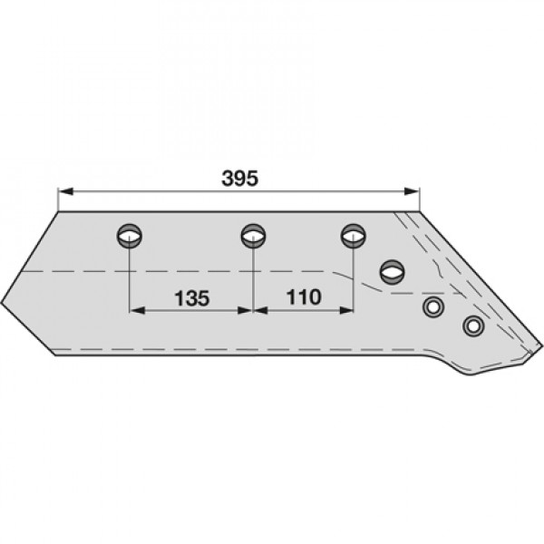 Brazdar reversibil pentru plug Kuhn Huard (F) 622166 (14): dreapta