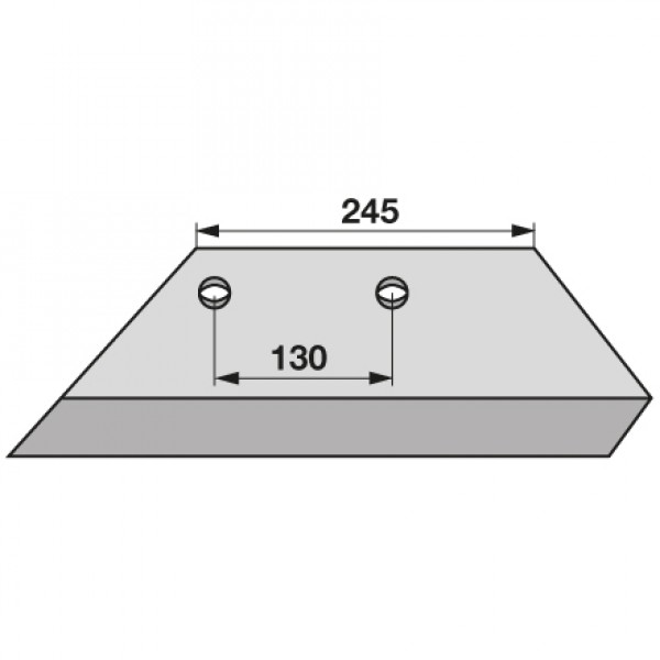 Lama brazdar pentru plug Overum 94601 (16): stanga