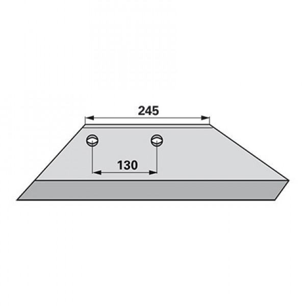 Lama brazdar pentru plug Overum 94602 (18): dreapta