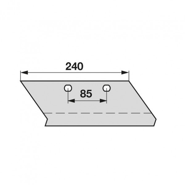 Brazdar antetrupita pentru plug Amazone/BBG, Vogel&Noot PE3.231.01, LZ135601: dreapta