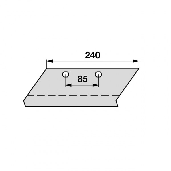 Brazdar antetrupita pentru plug Amazone/BBG, Vogel&Noot PE3.232.01, LZ135701: stanga