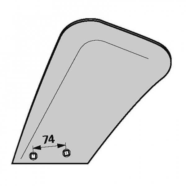 Cormana pentru plug Rabewerk RDG22L 2715.59.02, 27155902: stanga