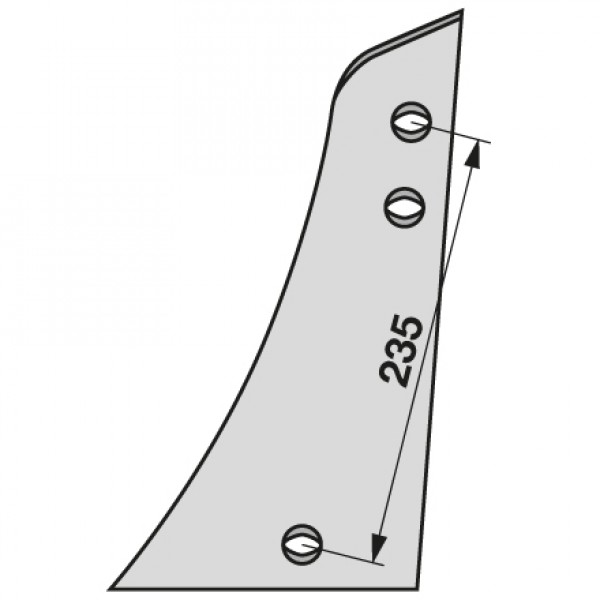 Piept cormana pentru plug Rabewerk: stanga VRP292OL, VRP-292OL, 27010702,  2701.07.02